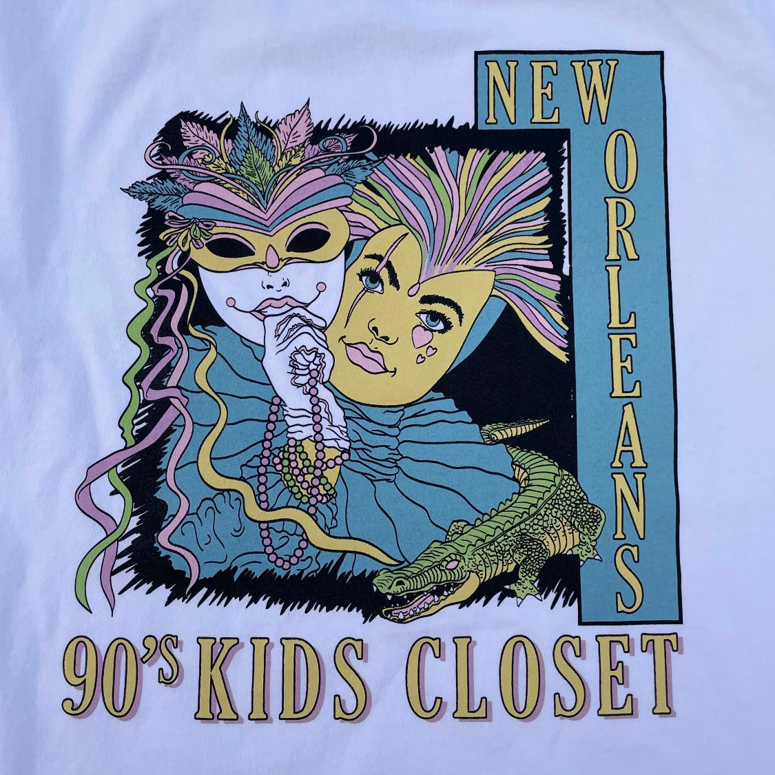 90’s Kid’s Closet Mardi Gras Crewneck